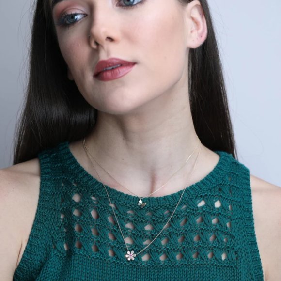 Loft Women's Dark Green Knit Sleeveless Vest Sweater Size XS - Picture 7 of 8